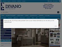 Tablet Screenshot of divanofurniturems.com